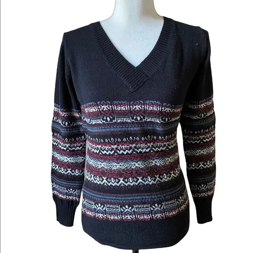 ExOfficio women's wool blend sweater outdoor camping size xs